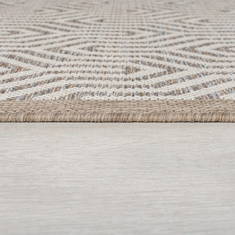 In- & Outdoor Jute Teppich - Liparo Belizzi Grau