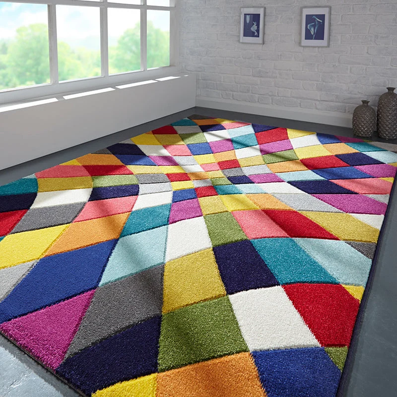 Moderner Teppich - Spectro Rhumba Bunt