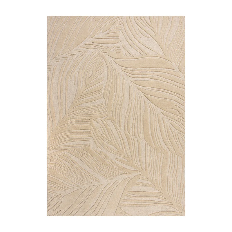 Moderner Teppich - Solacio Leaves Beige
