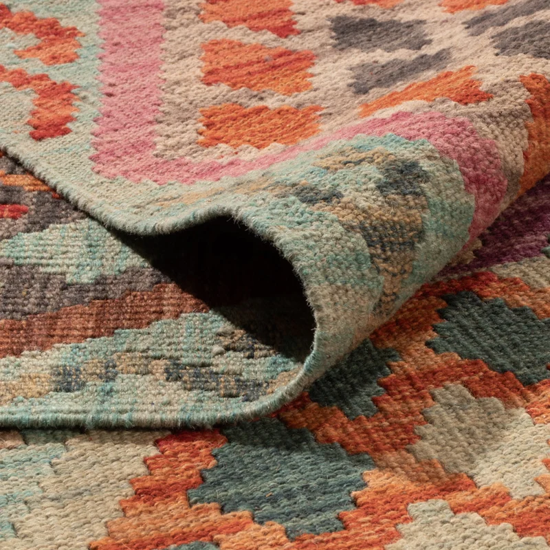Kelim Maimene Teppich 257x347cm - bunt