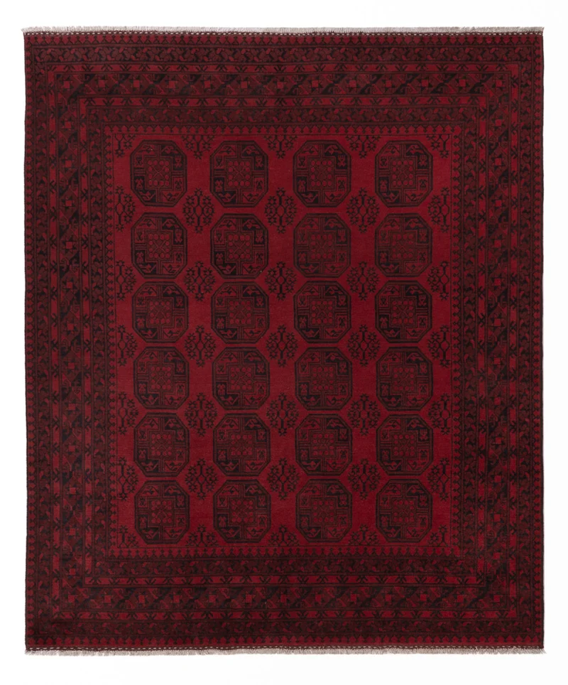 Akhche Teppich 249x301cm - Perserteppich - rot