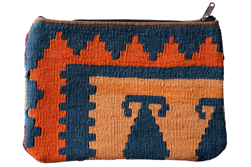 Kelim Bag · Handgefertigt – Bunt, 36x26 cm