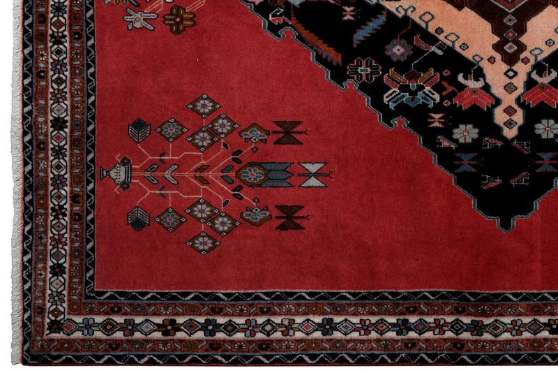 Afshar · Handgeknüpft – Rosa, 210x160 cm