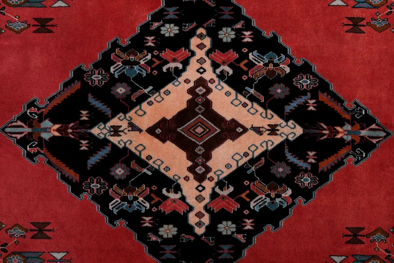 Afshar · Handgeknüpft – Rosa, 210x160 cm