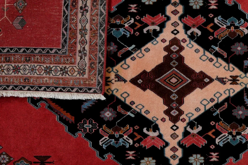 Afshar · Handgeknüpft – Rosa, 210x160 cm