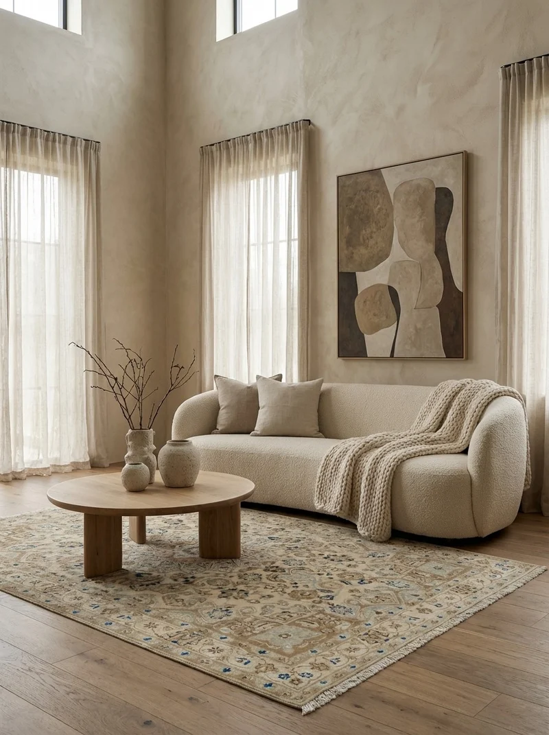 Heritage · Handgeknüpft – Beige, 198x122 cm