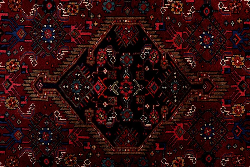 Assadabad · Handgeknüpft – Rot, 248x137 cm