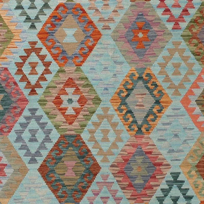 Kelim Maimene Teppich 258x347cm - bunt