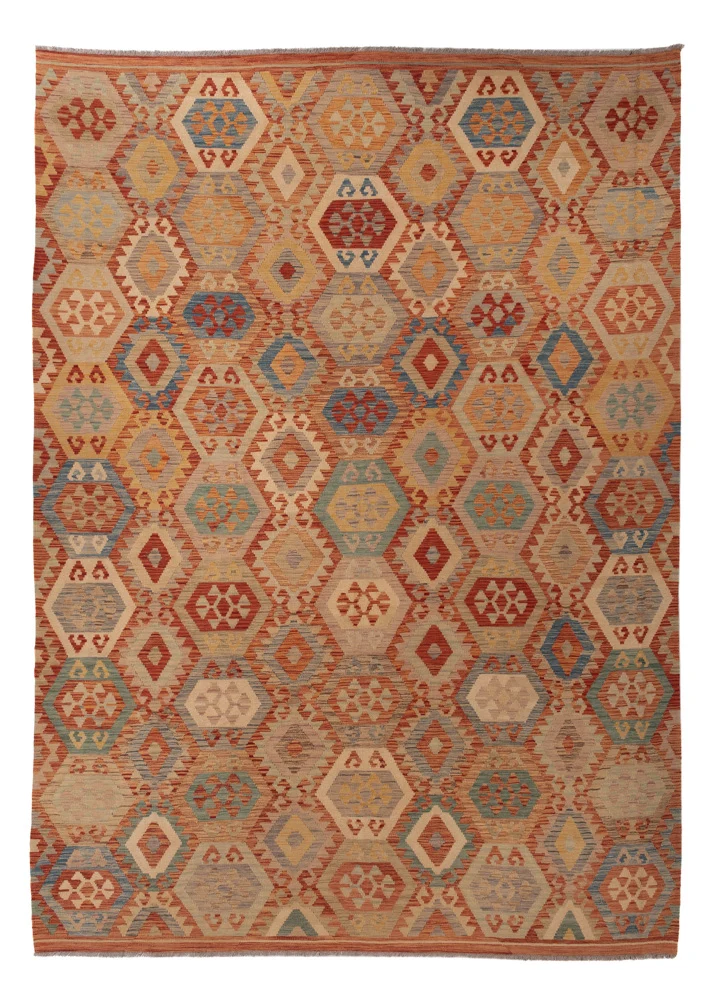Kelim Maimene Teppich 250x357cm - bunt