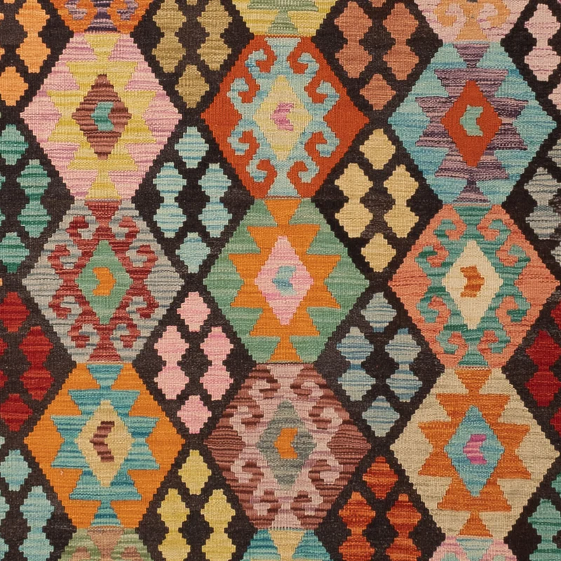 Kelim Maimene Teppich 256x345cm - bunt