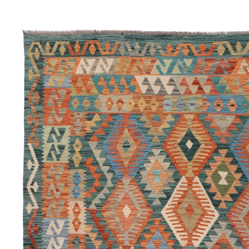 Kelim Maimene Teppich 251x353cm - bunt