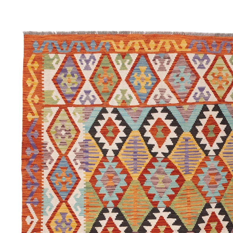 Kelim Maimene Teppich 255x348cm - bunt