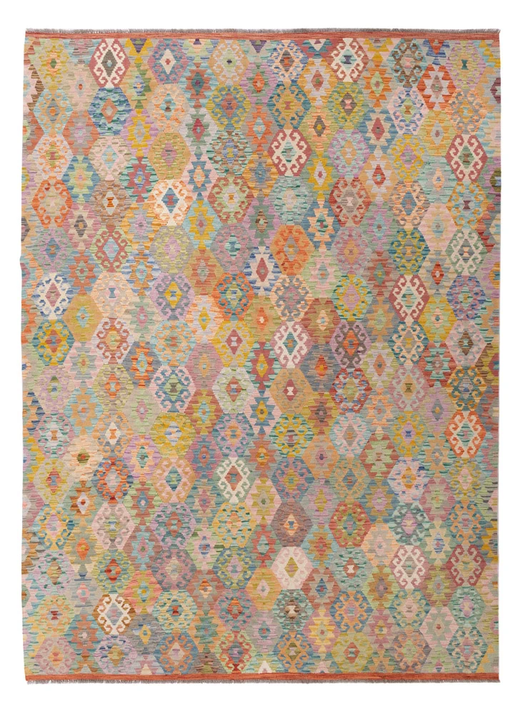 Kelim Maimene Teppich 254x347cm - bunt