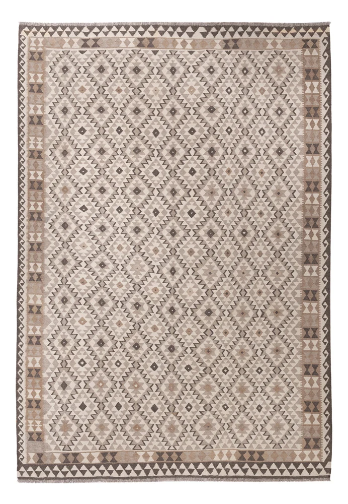 Kelim Maimene Teppich 250x353cm - natur