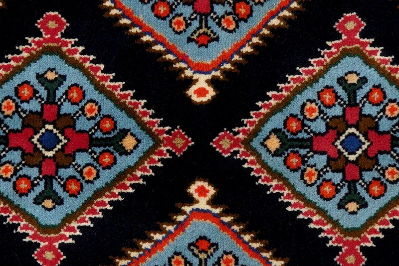 Hamadan · Handgeknüpft – Blau, 192x69 cm