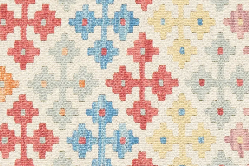 Kelim Gashgai · Handgewebt – Beige, 176x126 cm