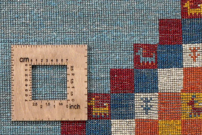 Gabbeh Sonnat · Handgeknüpft – Blau, 194x153 cm