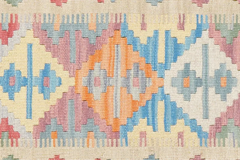 Kelim Gashgai · Handgewebt – Beige, 207x86 cm