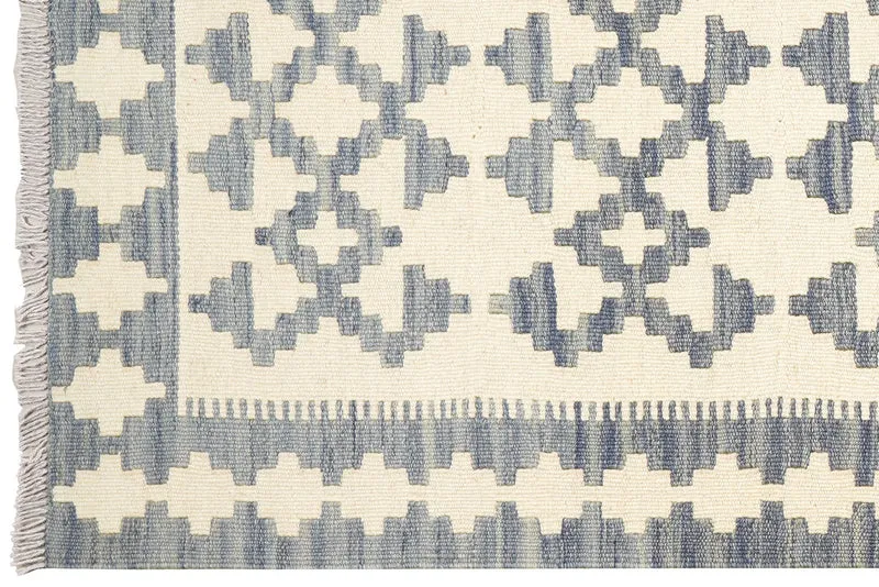 Kelim Gashgai · Handgewebt – Beige, 254x84 cm