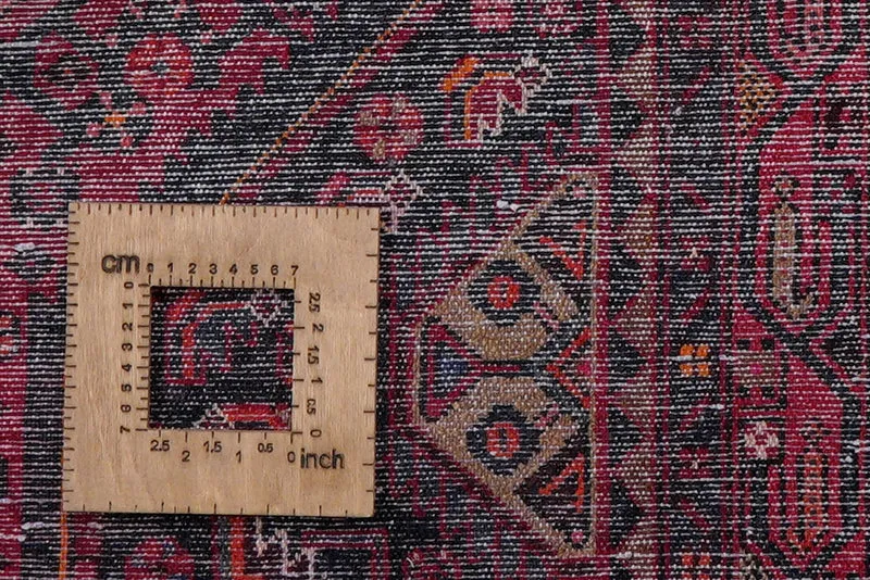 Assadabad · Handgeknüpft – Rot, 221x127 cm