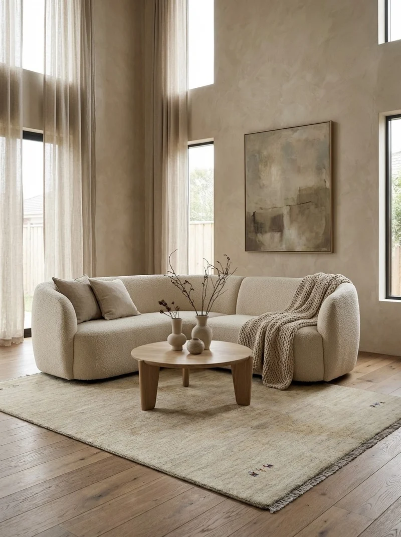 Gabbeh · Handgeknüpft – Beige, 242x177 cm