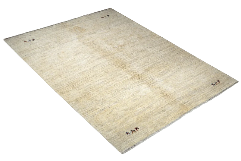 Gabbeh · Handgeknüpft – Beige, 242x177 cm