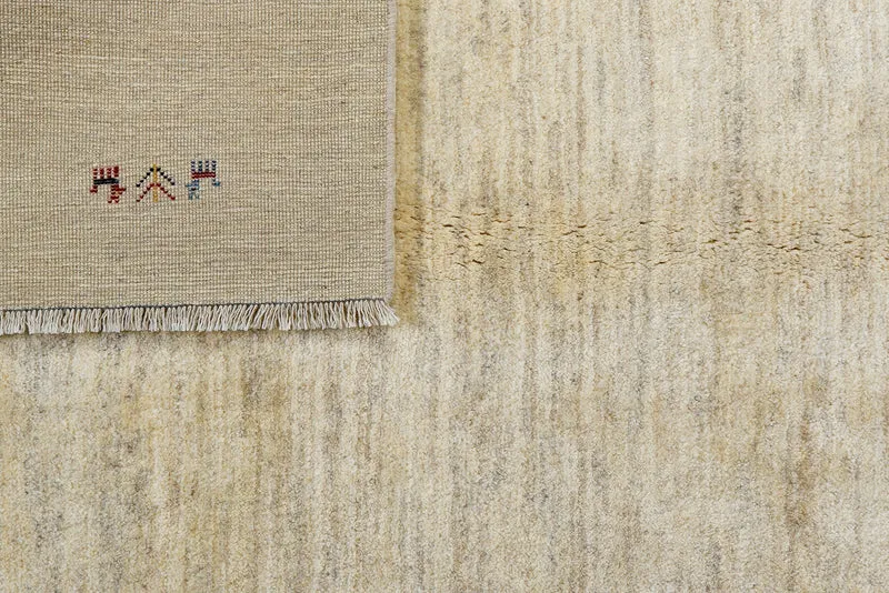 Gabbeh · Handgeknüpft – Beige, 242x177 cm