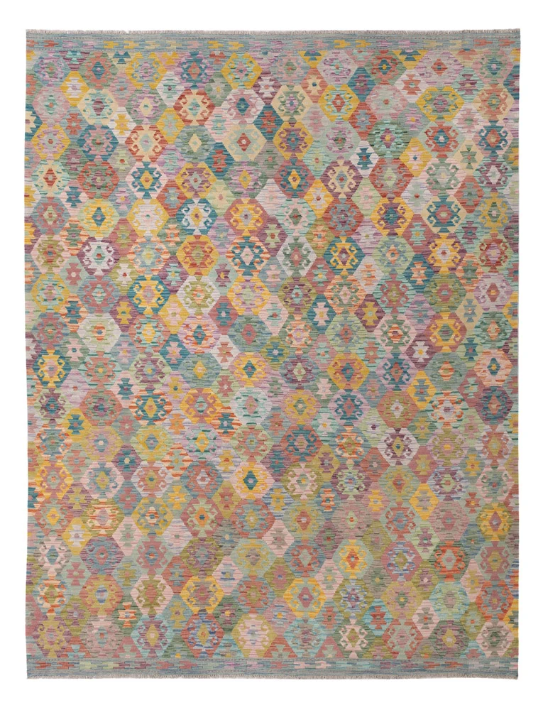 Kelim Maimene Teppich 259x336cm - bunt
