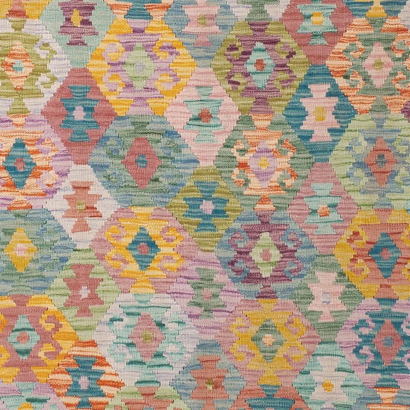 Kelim Maimene Teppich 259x336cm - bunt
