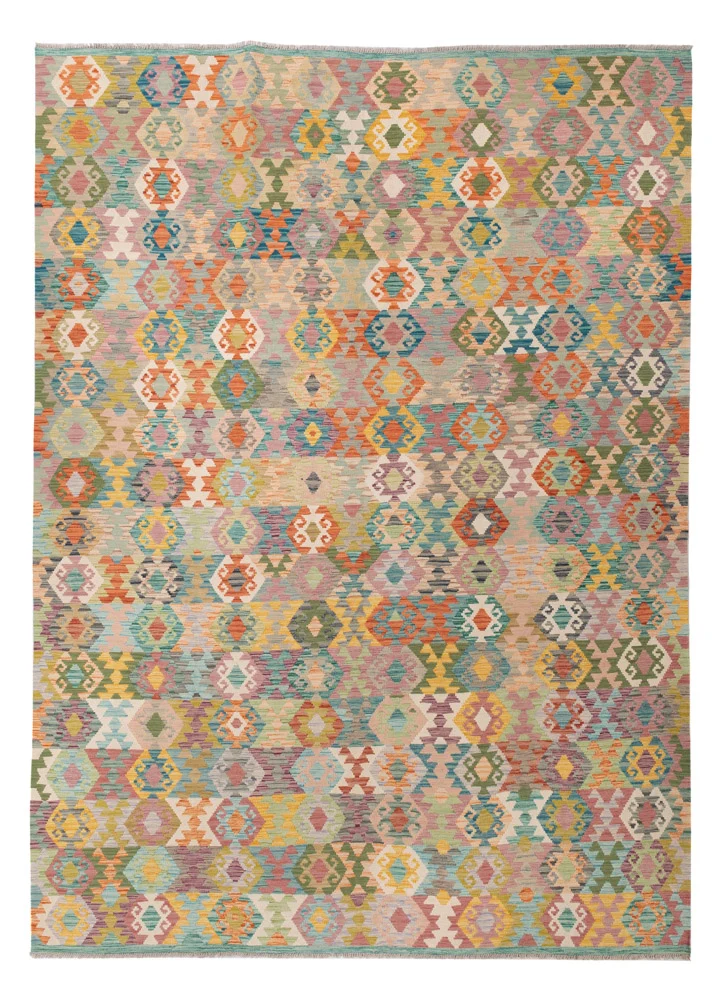 Kelim Maimene Teppich 253x345cm - bunt