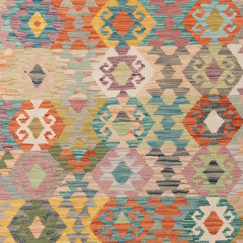 Kelim Maimene Teppich 253x345cm - bunt