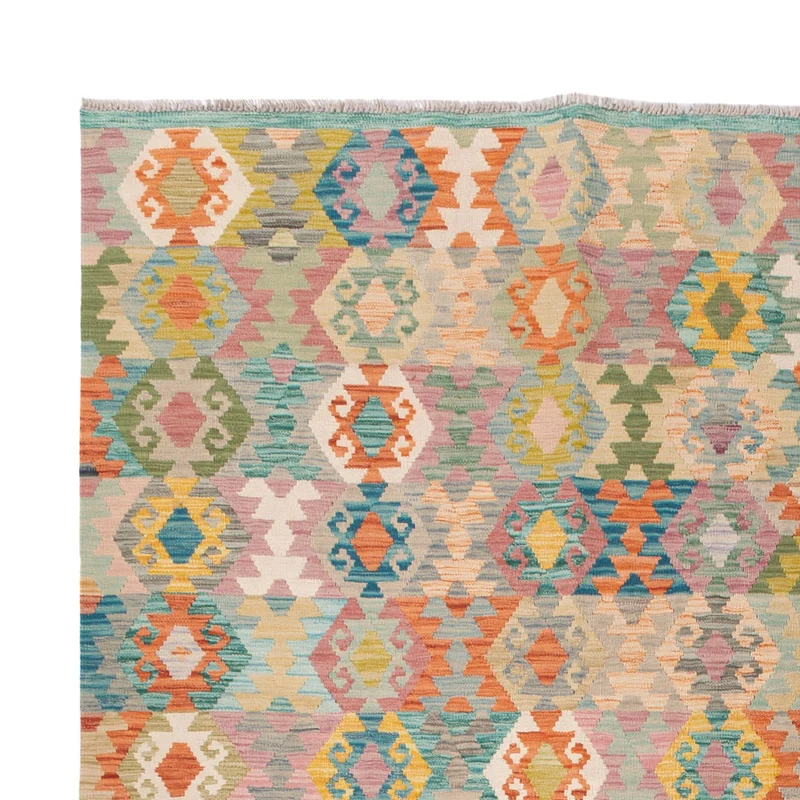 Kelim Maimene Teppich 253x345cm - bunt
