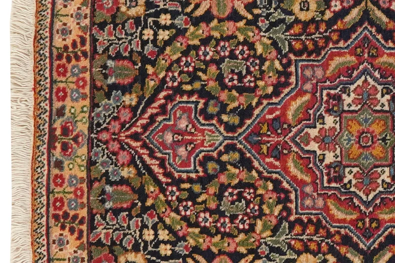 Tabriz Old · Handgeknüpft – Blau, 84x56 cm