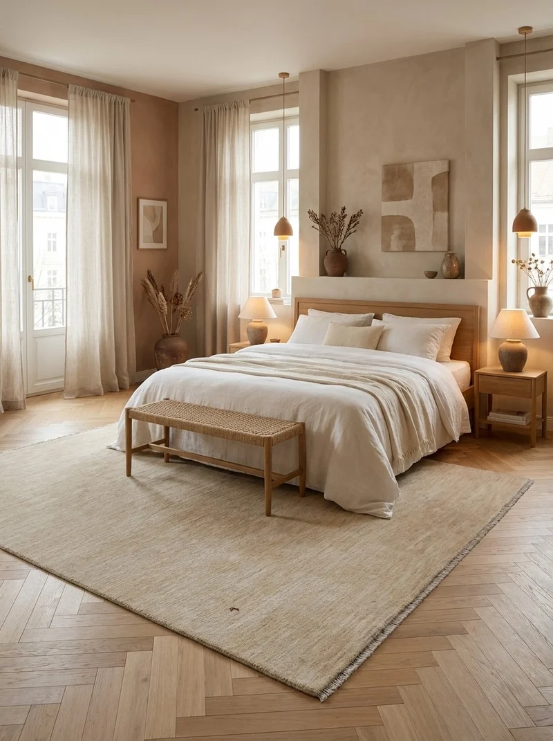 Gabbeh · Handgeknüpft – Beige, 297x254 cm