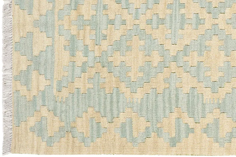 Kelim Gashgai · Handgewebt – Beige, 255x85 cm