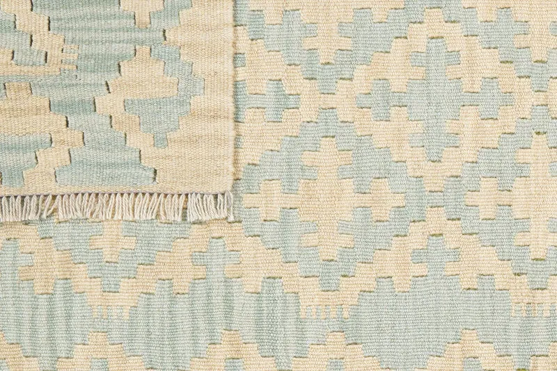 Kelim Gashgai · Handgewebt – Beige, 255x85 cm