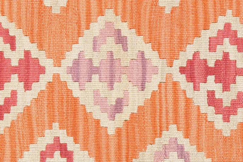 Kelim Gashgai · Handgewebt – Orange, 158x103 cm