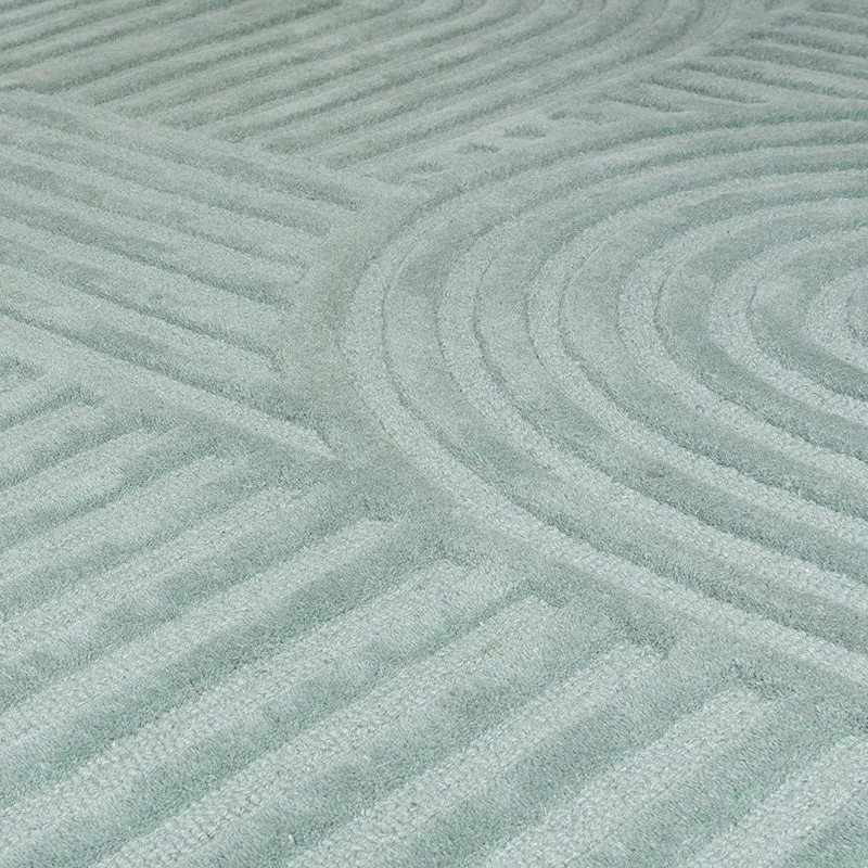 Moderner Teppich - Solacio Zen Blau Grün