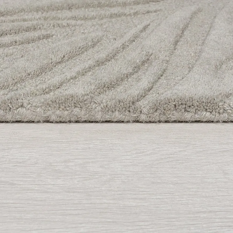Moderner Teppich - Solacio Leaves Grau