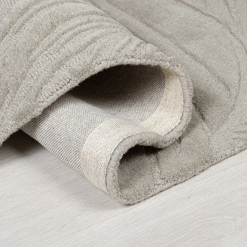 Moderner Teppich - Solacio Leaves Grau