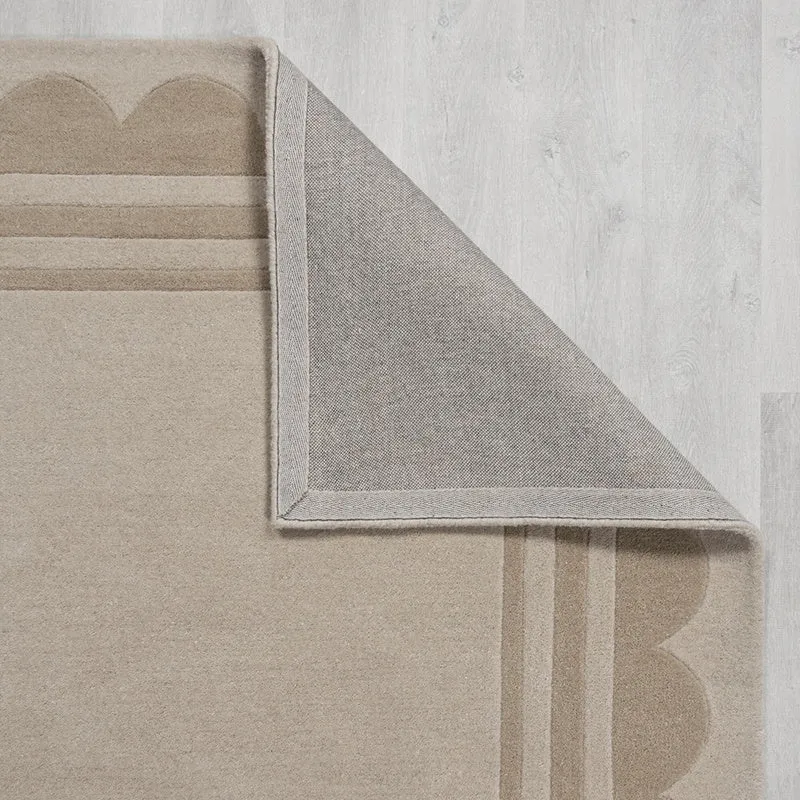 Moderner Teppich - Scallo Lois Beige
