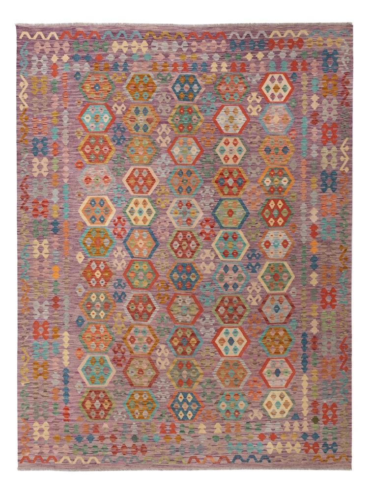 Kelim Maimene Teppich 257x335cm - bunt