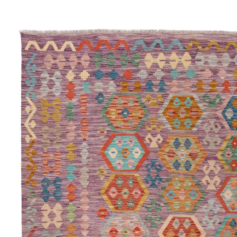 Kelim Maimene Teppich 257x335cm - bunt