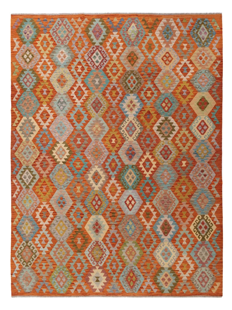 Kelim Maimene Teppich 252x345cm - bunt