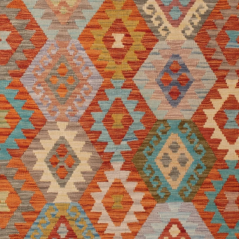 Kelim Maimene Teppich 252x345cm - bunt