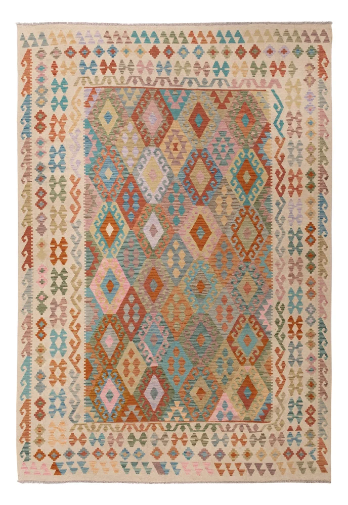 Kelim Maimene Teppich 250x348cm - bunt