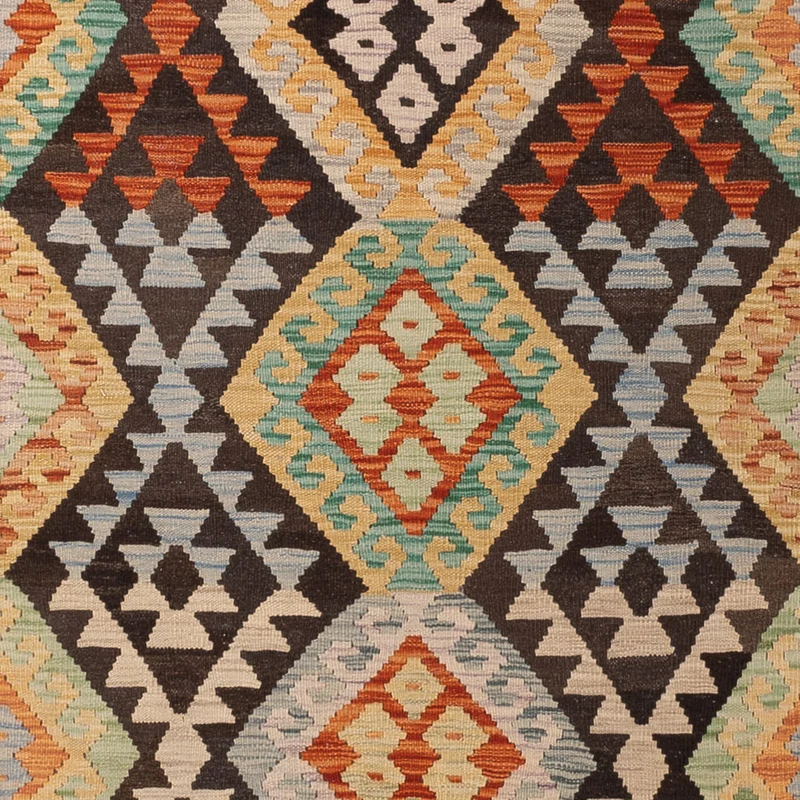 Kelim Maimene Teppich 241x353cm - bunt
