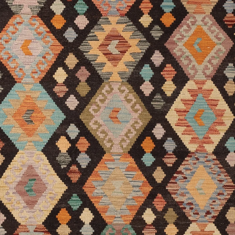 Kelim Maimene Teppich 250x344cm - bunt