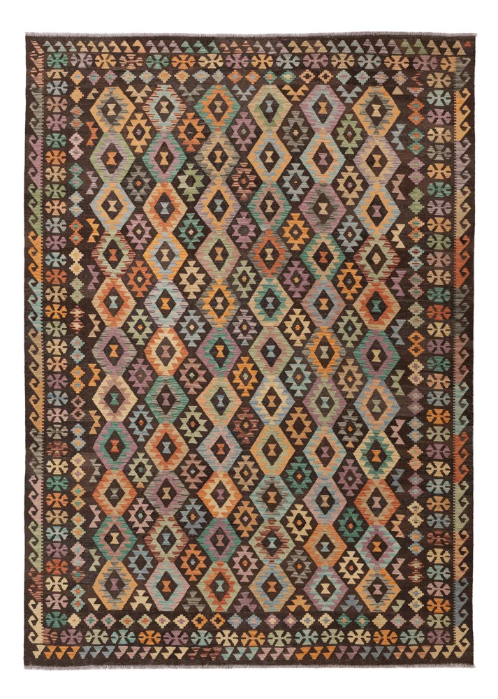 Kelim Maimene Teppich 245x347cm - bunt