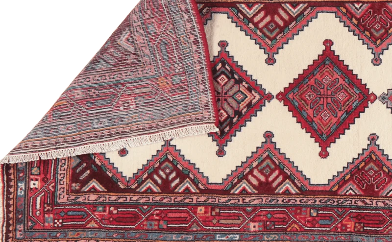 Zagheh · Handgeknüpft – Beige, 322x86 cm